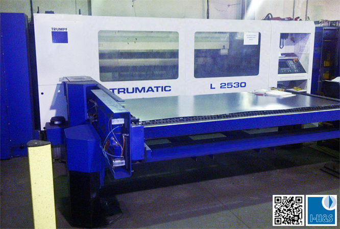 Лазерный станок Trumpf TRUMATIC L 2530. 1500 Ватт.